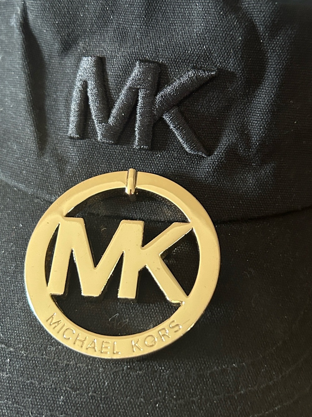 Michael Kors Gold MK Circle Logo Charm